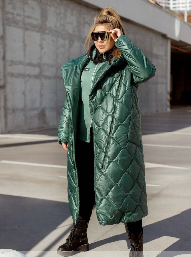 Купити Куртка жіноча №2415-зелений, 68-70, Minova