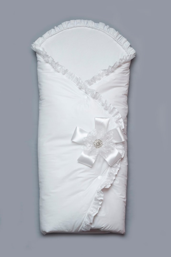 Купить Конверт-одеяло весенний "Сказка", Белый, 0 - 8мес, p. 56-68, 07-00033-3, Модный карапуз