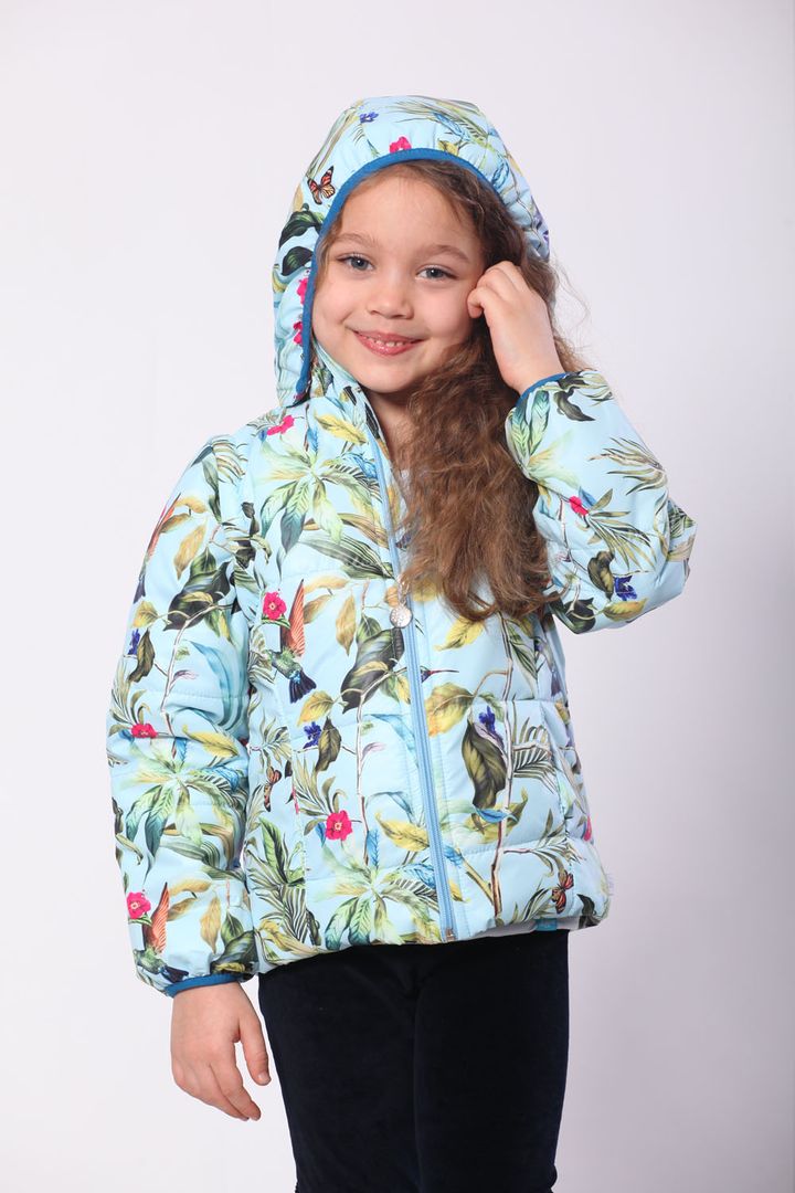 Купить Куртка-жилет демисезонная для девочки, размер 122, Модный карапуз