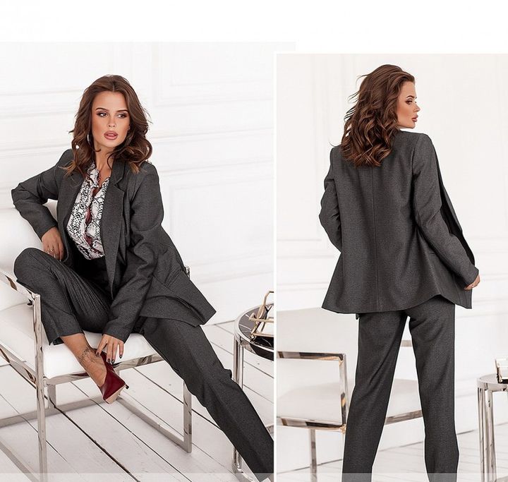 Buy Suit №2159-Light Grey, 48, Minova