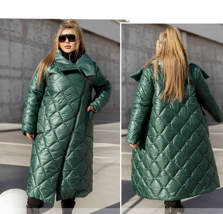 Купить Куртка женская №2415-зеленый, 68-70, Minova