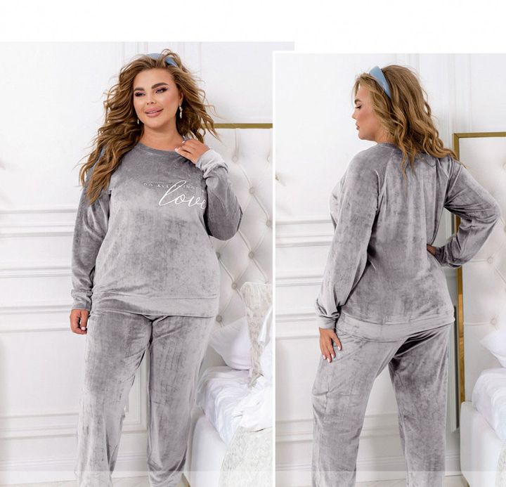 Buy Home Suit №2323-Grey, 66-68, Minova