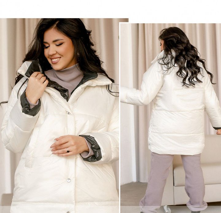 Купить Куртка женская №2006-молочный, 42-44-46, Minova