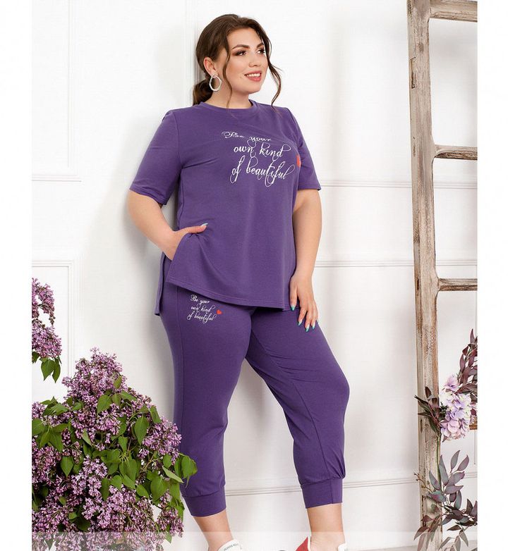 Buy Tracksuit №2251-Lavender, 66-68, Minova