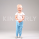 T-shirt with short sleeves, Milk, 1045, 62, Kinderly
