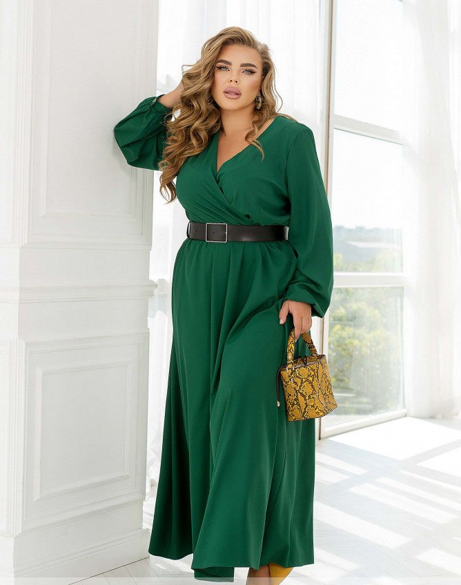 Купить Платье №2466-Зеленый, 66-68, Minova