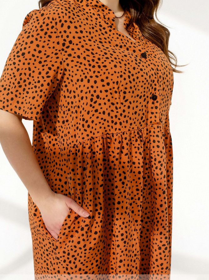 Buy Dress №1153B-Brick, 9XL-10XL, Minova