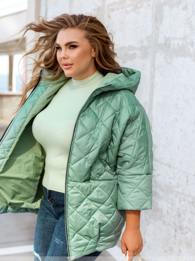 Buy Women's jacket №1194-Olive, 62-64, Minova
