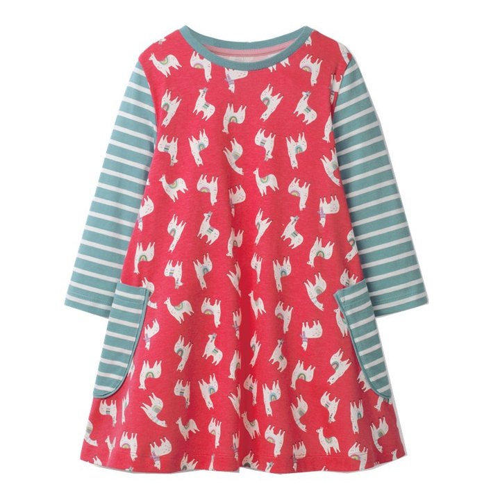 Купити Сукня для дівчинки Лами, 3 роки, Рожевий, 47516, Jumping Meters