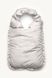 Конверт зимний для новорожденного, серый с принтом, 03-00894, Модный карапуз