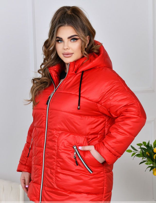 Купить Куртка №21-115-Красный, 62-64, Minova