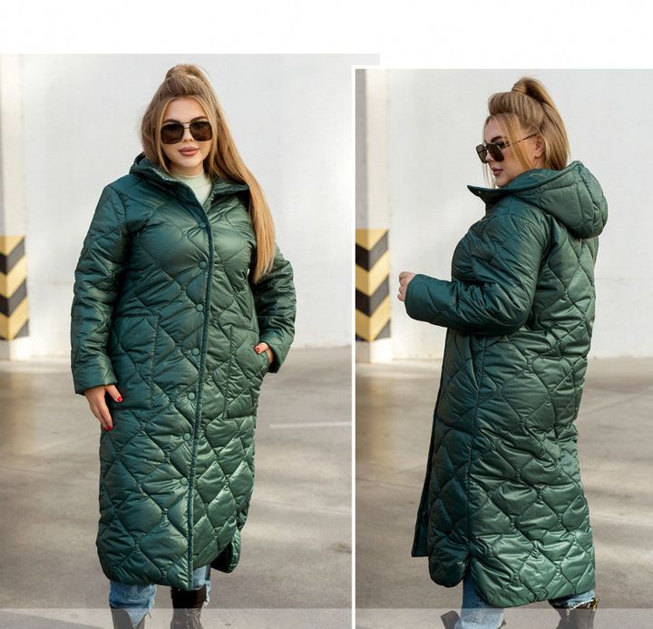 Купить Куртка женская №2412-зеленый, 66-68, Minova