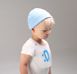 Cap with euro rubber band, blue, 1023, 68 Kinderly
