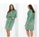 Women's warm dressing gown №2101-menthol, 48-50-52, Minova