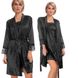 Комплект халат и сорочка Черный 36, F50025, Fleri