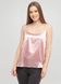 Women's silk T-shirt, thin shoulder strap, Rose Ashes 42, F50077, Fleri