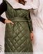 Women's quilted vest No. 2312-khaki, 48-50, Minova