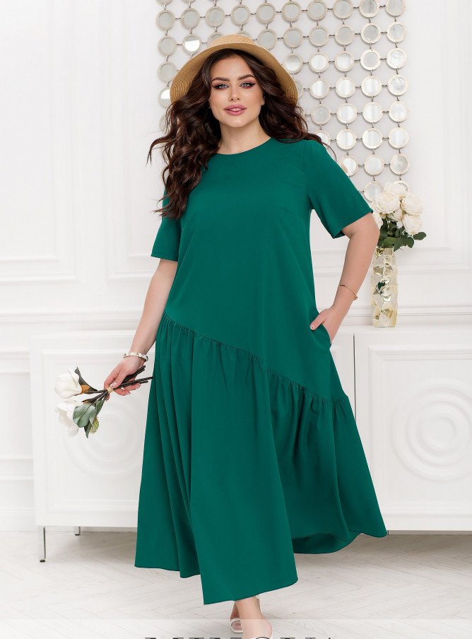 Купить Платье №2364-Зеленый, 66-68, Minova