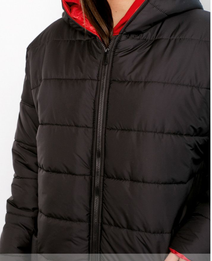 Купить Куртка женская стеганая №1105-красный, 64-66, Minova