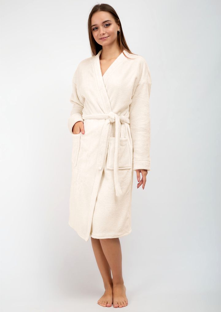 Buy Women's bathrobe No. 1209/90003 milk, Roksana