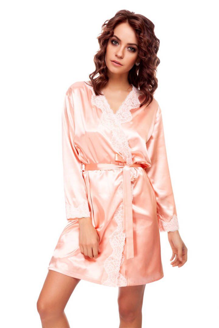 Buy Dressing gown and shirt set Peach 42, F50032, Fleri