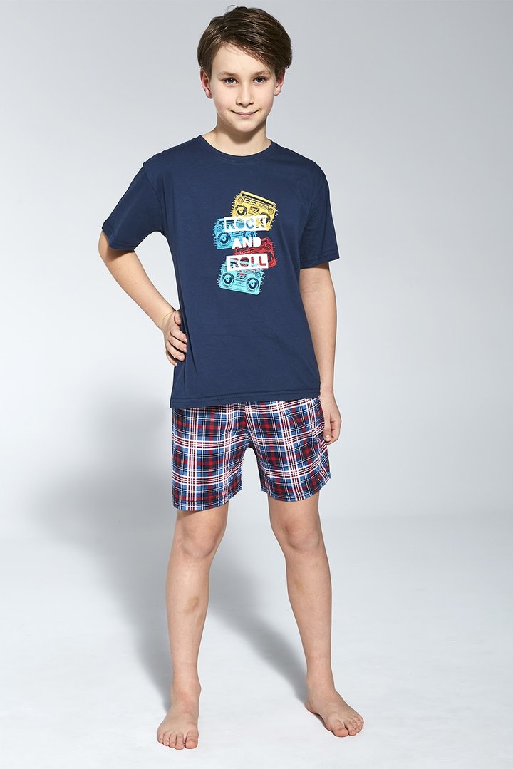 Buy Pajamas for teen boys, Blue-red, 790-21 91 ROCK, 158-164, Cornette