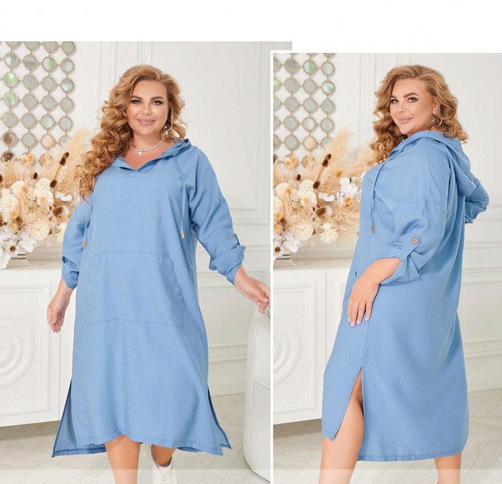 Buy Dress №2384-Blue, 66-68, Minova