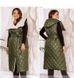 Women's quilted vest No. 2312-khaki, 60-62, Minova