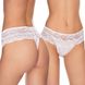 Thong panties White 36, F20005, Fleri