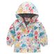 Windbreaker jacket for girls Spring colours, 100, White, 51125, Jomake