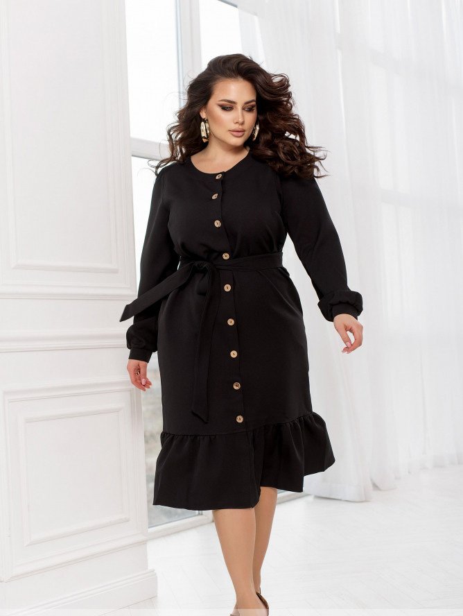 Buy Dress №2392-Black, 66-68, Minova