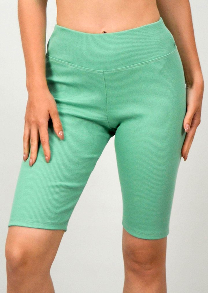 Buy Women's shorts №1265, XL, Green, Roksana