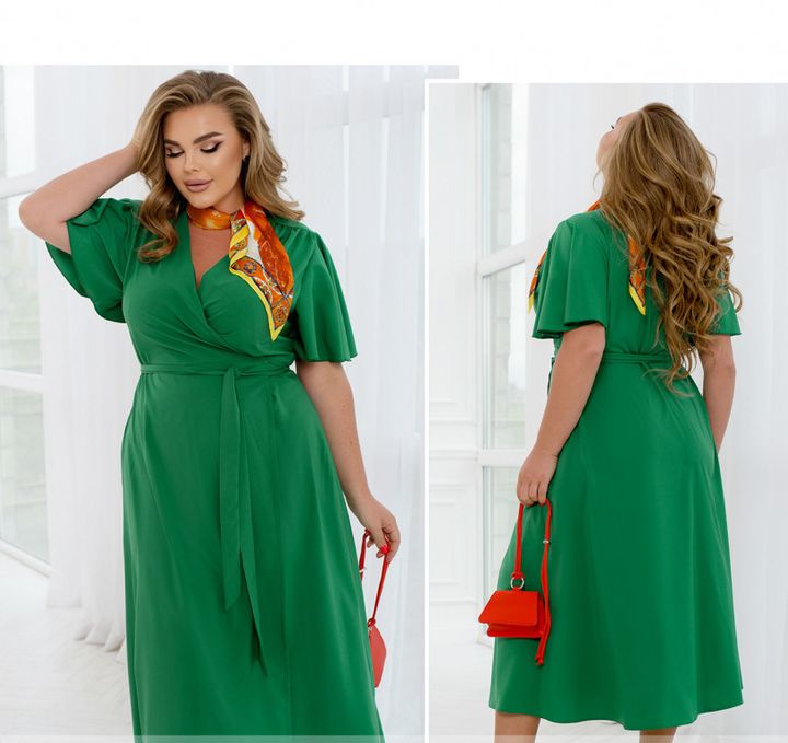 Купить Платье №2452-Зеленый, 66-68, Minova