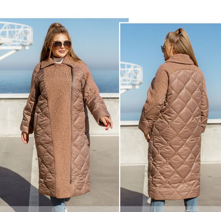 Купити Куртка жіноча №2413-капучино, 66-68, Minova