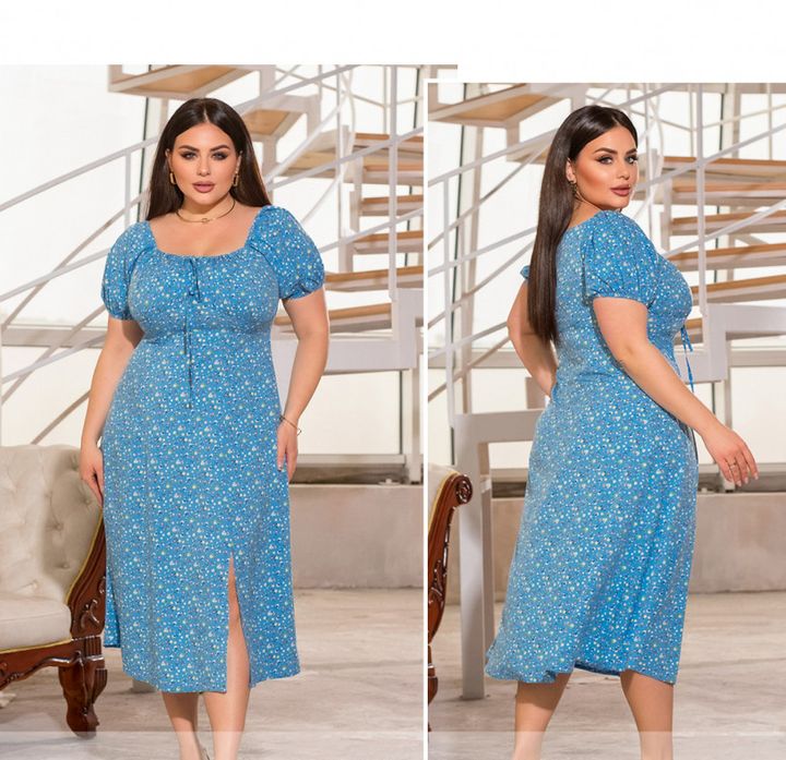 Buy Dress №1500-Blue, 62-64, Minova
