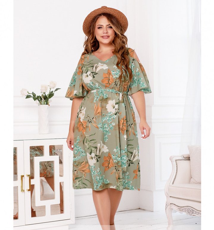 Buy Dress №2282-olive, 66-68, Minova