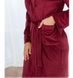 Жіночий теплий халат №2101-марсала, 48-50-52, Minova