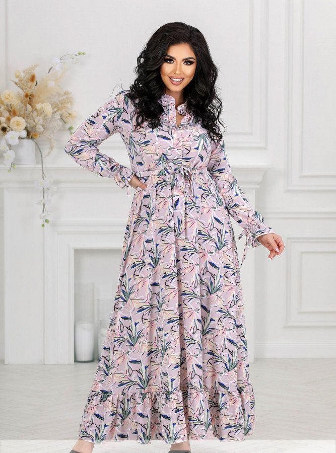 Buy Dress №8636-1-Pink, 60, Minova