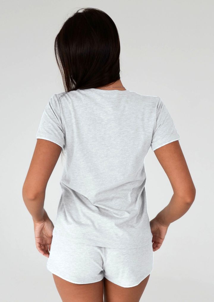 Купить Пижама женская №1343 серый, XL, Roksana
