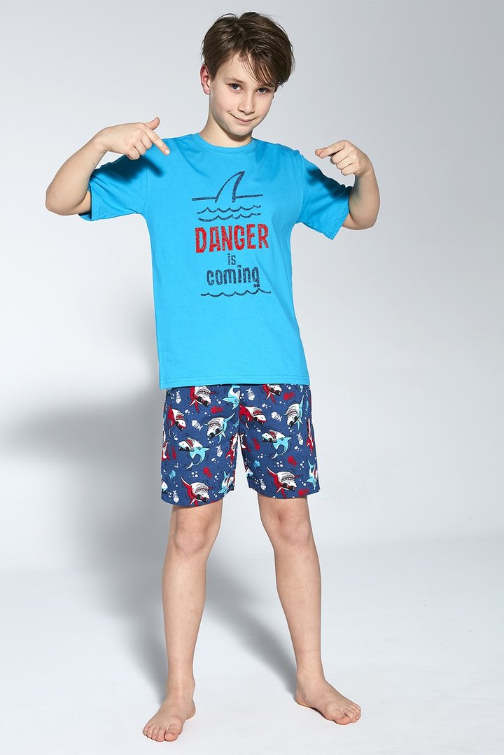 Buy Teen Boys Pajamas, Turquoise blue, 790-21 94 Danger, 158-164, Cornette