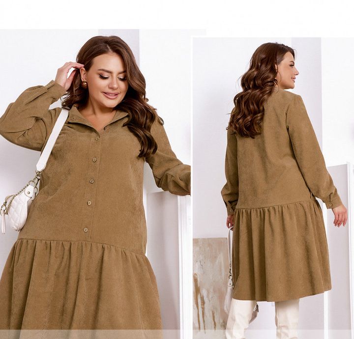 Buy Dress №2317-light brown, 66-68, Minova