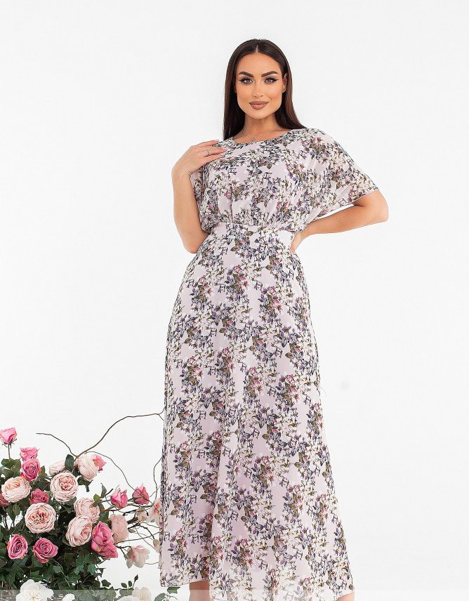 Buy Dress №22-10-pink, 56, Minova