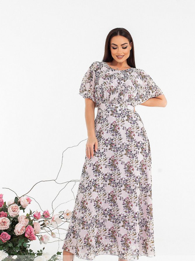 Buy Dress №22-10-pink, 56, Minova