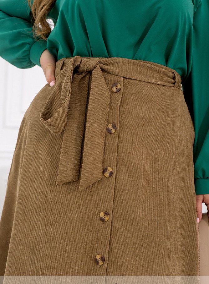 Buy Skirt №2394-Light brown, 66-68, Minova