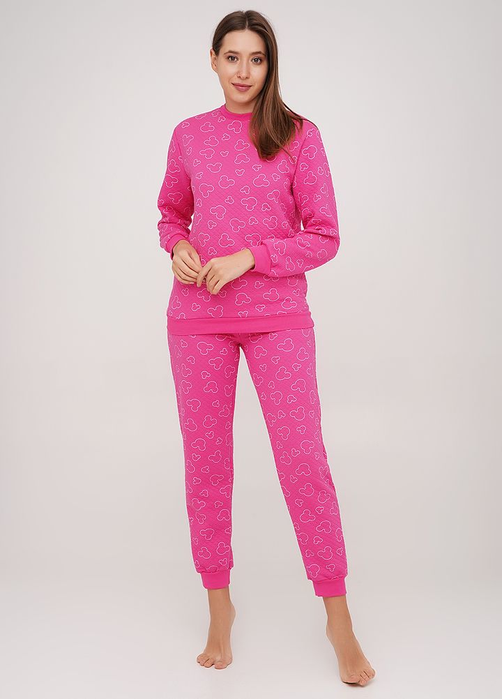 Buy Women's home set 2 pcs. (Sweatshirt and pants) Raspberry 48, F60123, Fleri