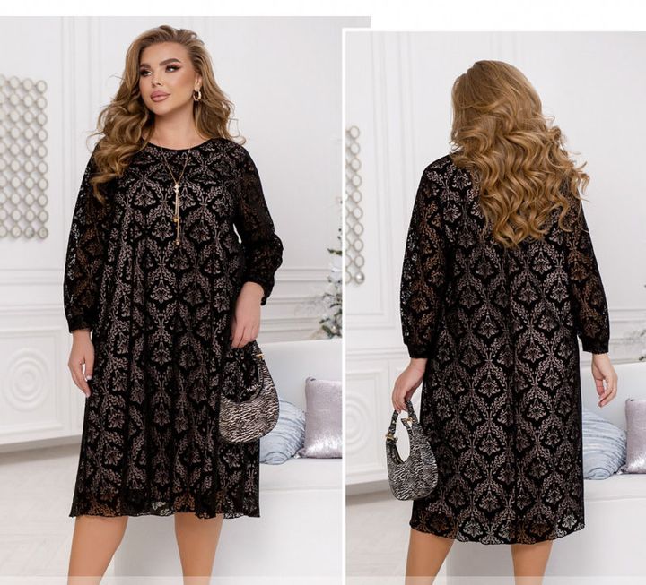 Buy Dress №2481-Black, 66-68, Minova