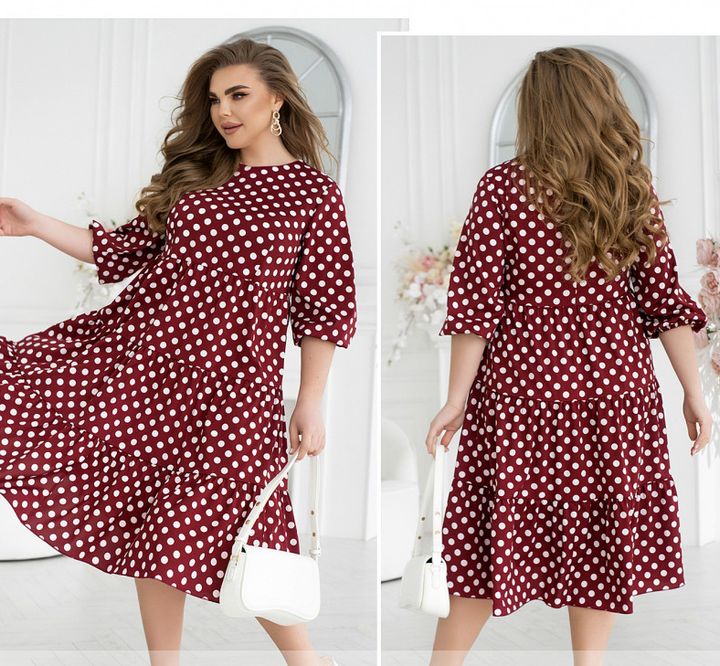 Buy Dress №2504-Bordeaux, 66-68, Minova
