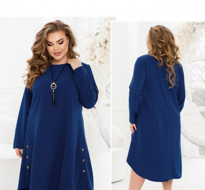 Buy Dress №2435-blue, 66-68, Minova