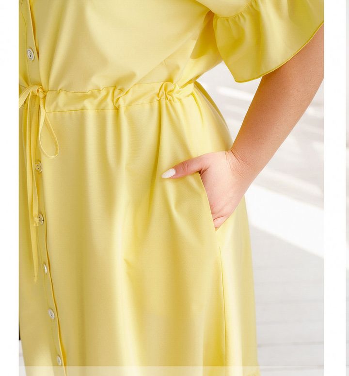 Купить Платье №8-293-Желтый, 64-66, Minova