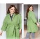 Women's demi-season coat No. 1125-Olive, 50-52, Minova